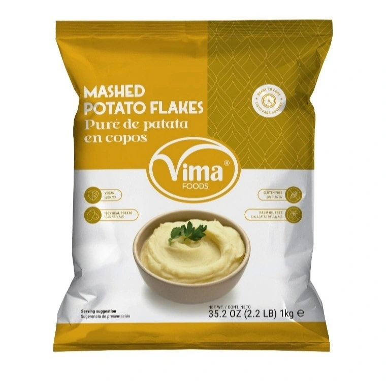 Puré de papas en copos
